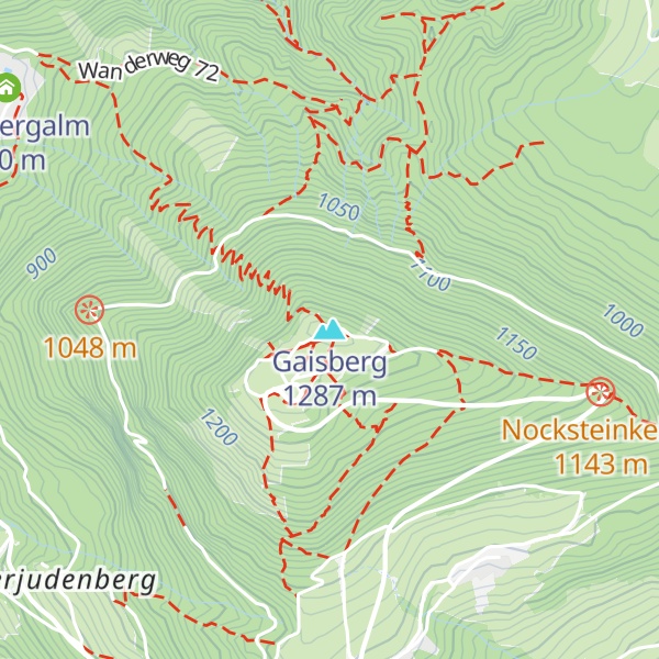 Map of Gaisberg
