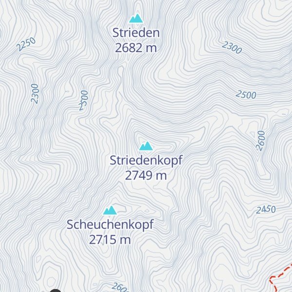 Map of Striedenkopf