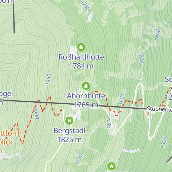 Map of Ahornhütte
