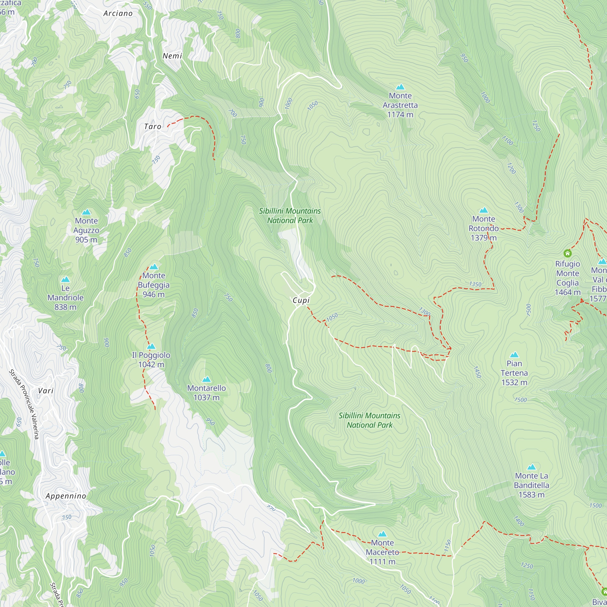 Rifugio Cupi map