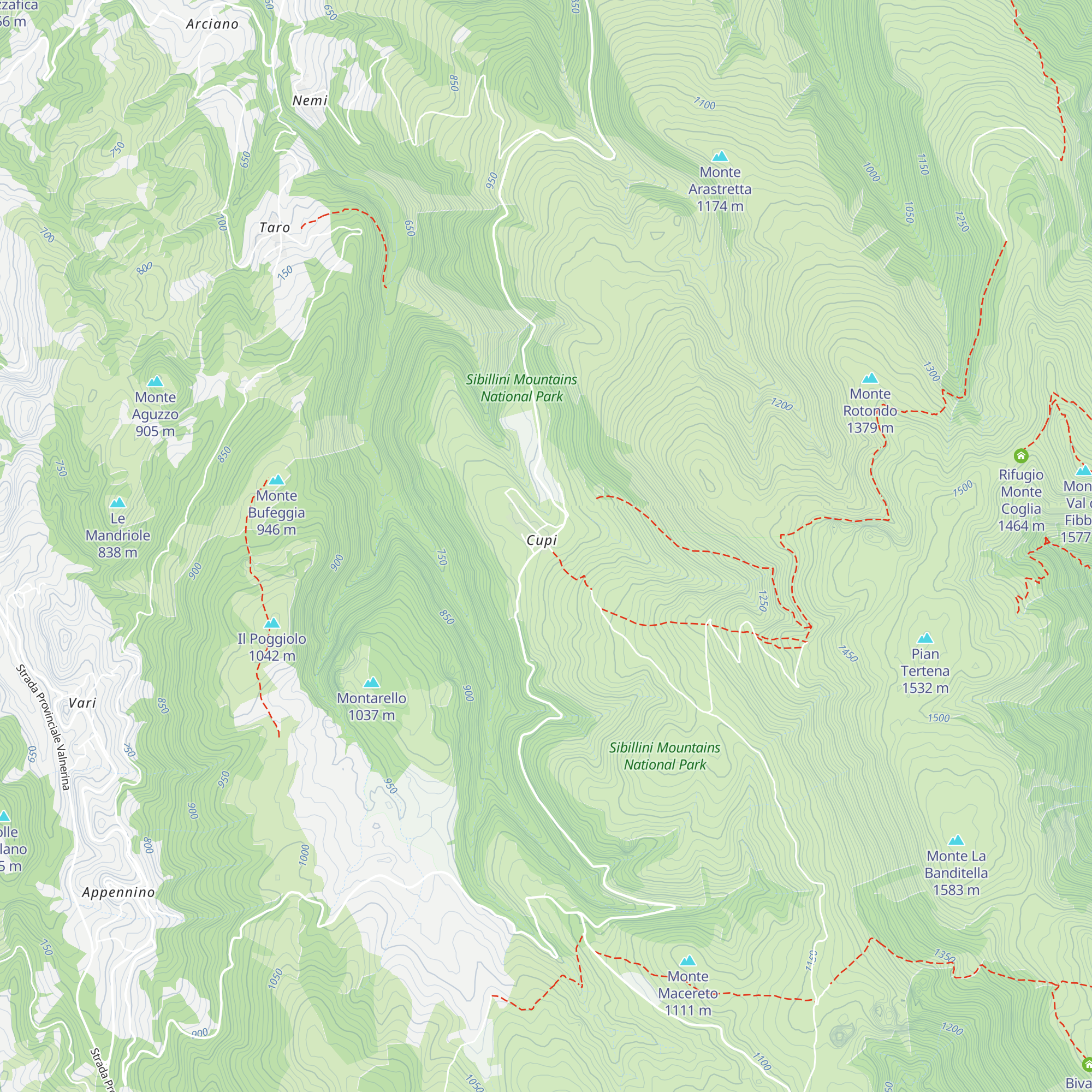 Rifugio Cupi map