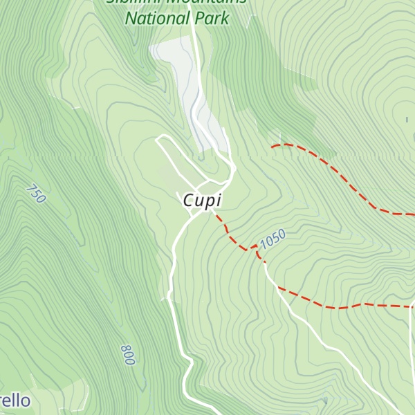 Map of Rifugio Cupi