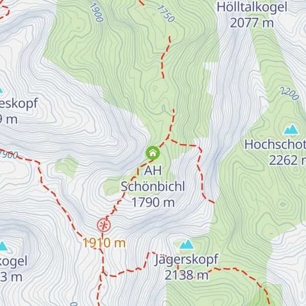 Map of AH Schönbichl