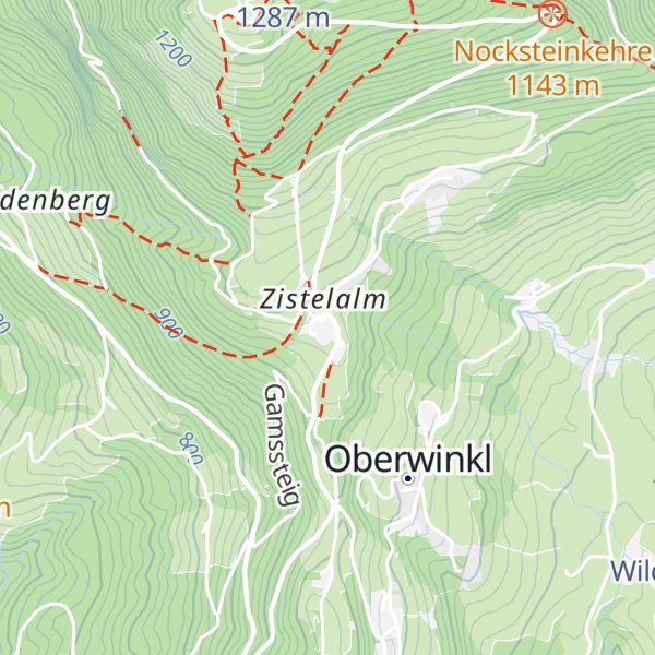 Map of Zistelalm