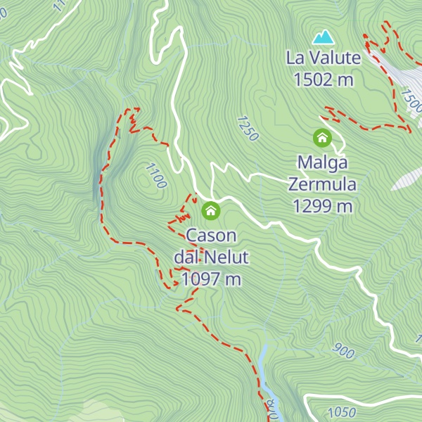 Map of Cason dal Nelut