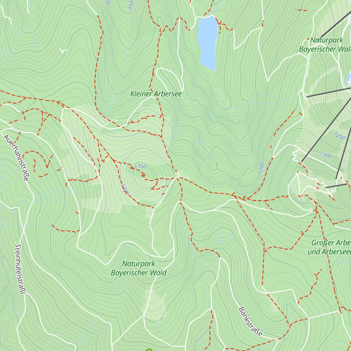 Chamer Hütte map