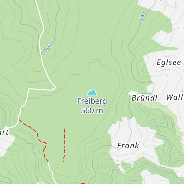 Map of Freiberg