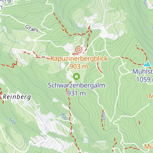 Map of Schwarzenbergalm