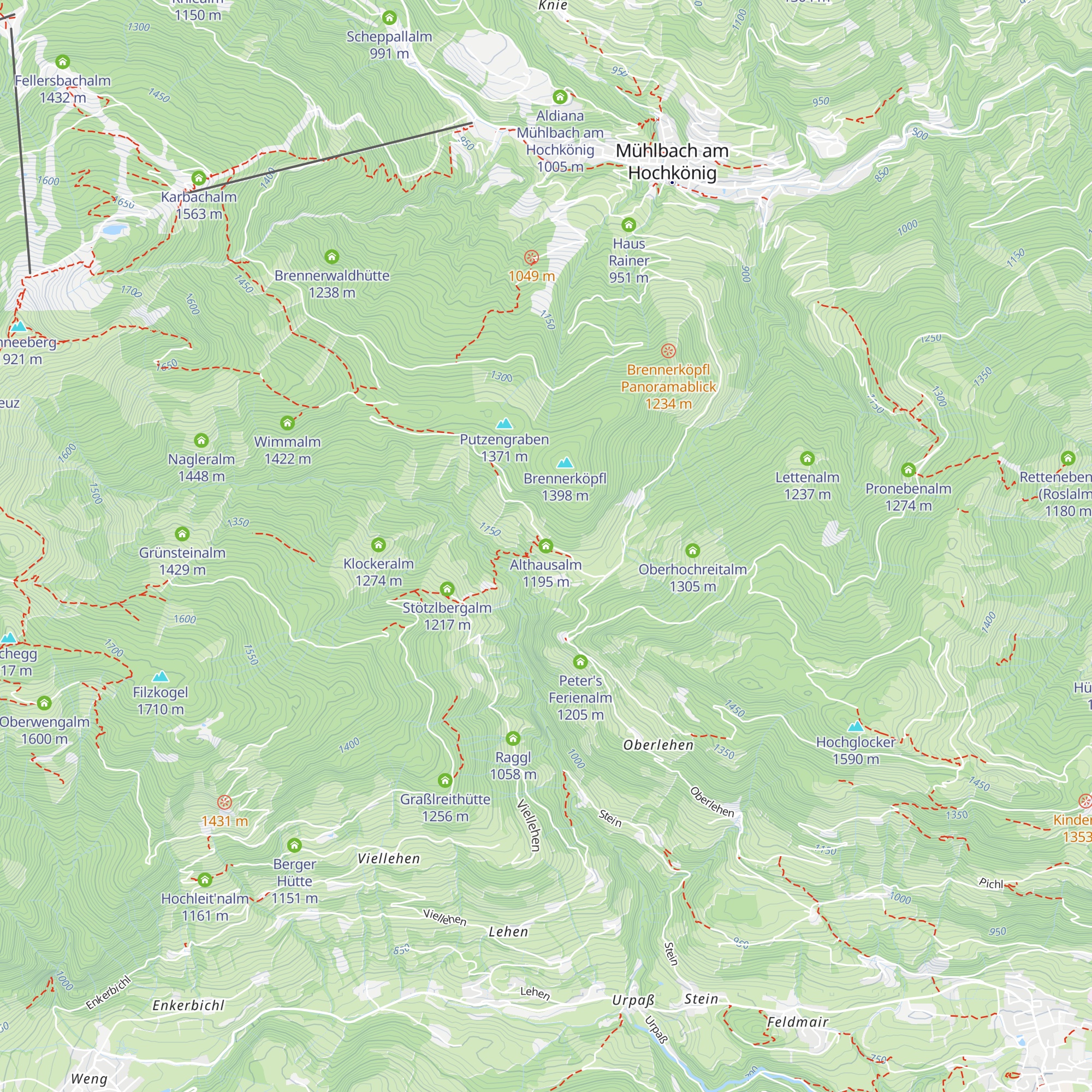 Althausalm map