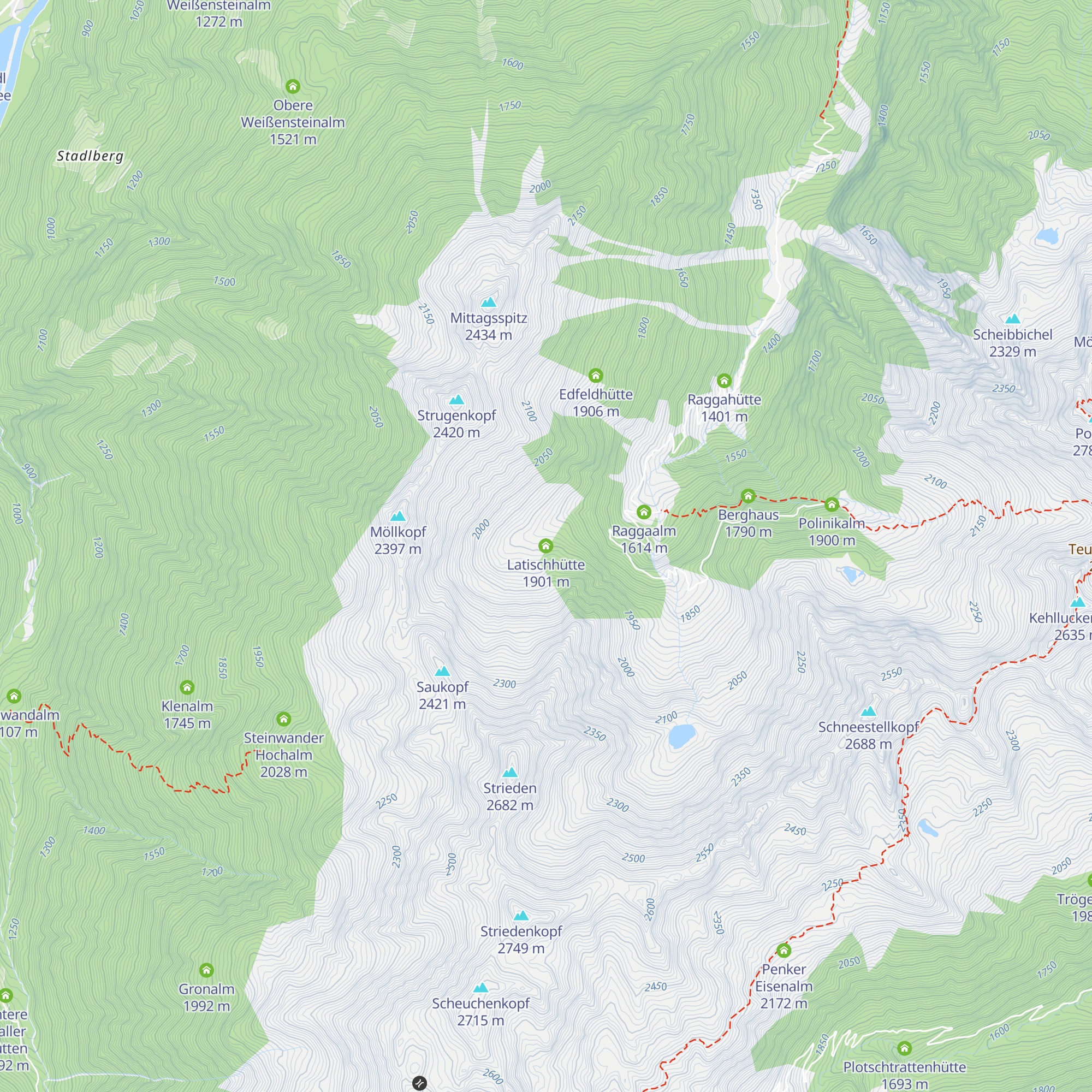 Latischhütte map