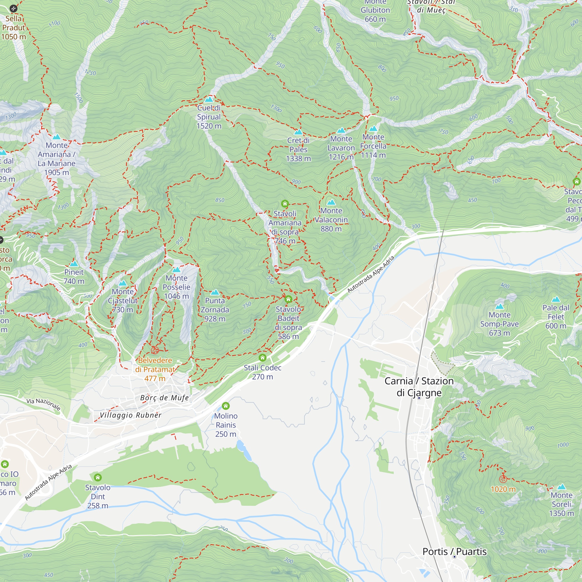 Stavolo Badeit map