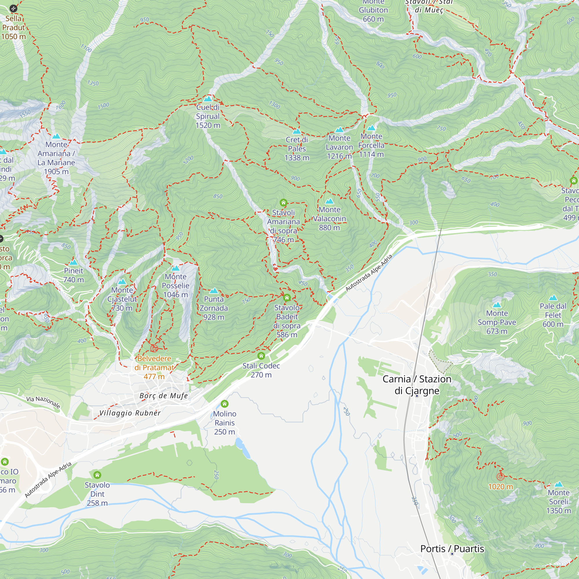 Stavolo Badeit map