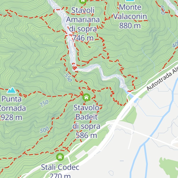 Map of Stavolo Badeit