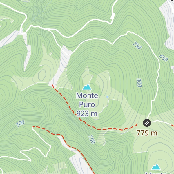 Map of Monte Puro