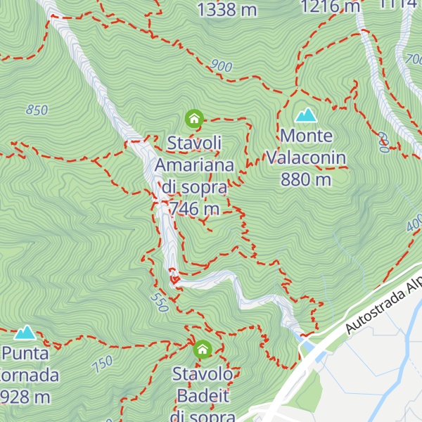 Map of Rifugio Colò