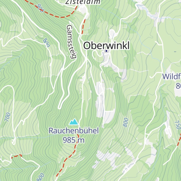 Map of Rauchenbühelhütte