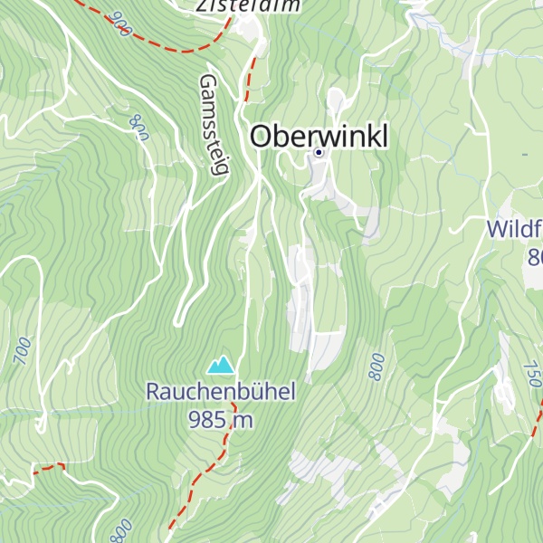 Map of Rauchenbühelhütte