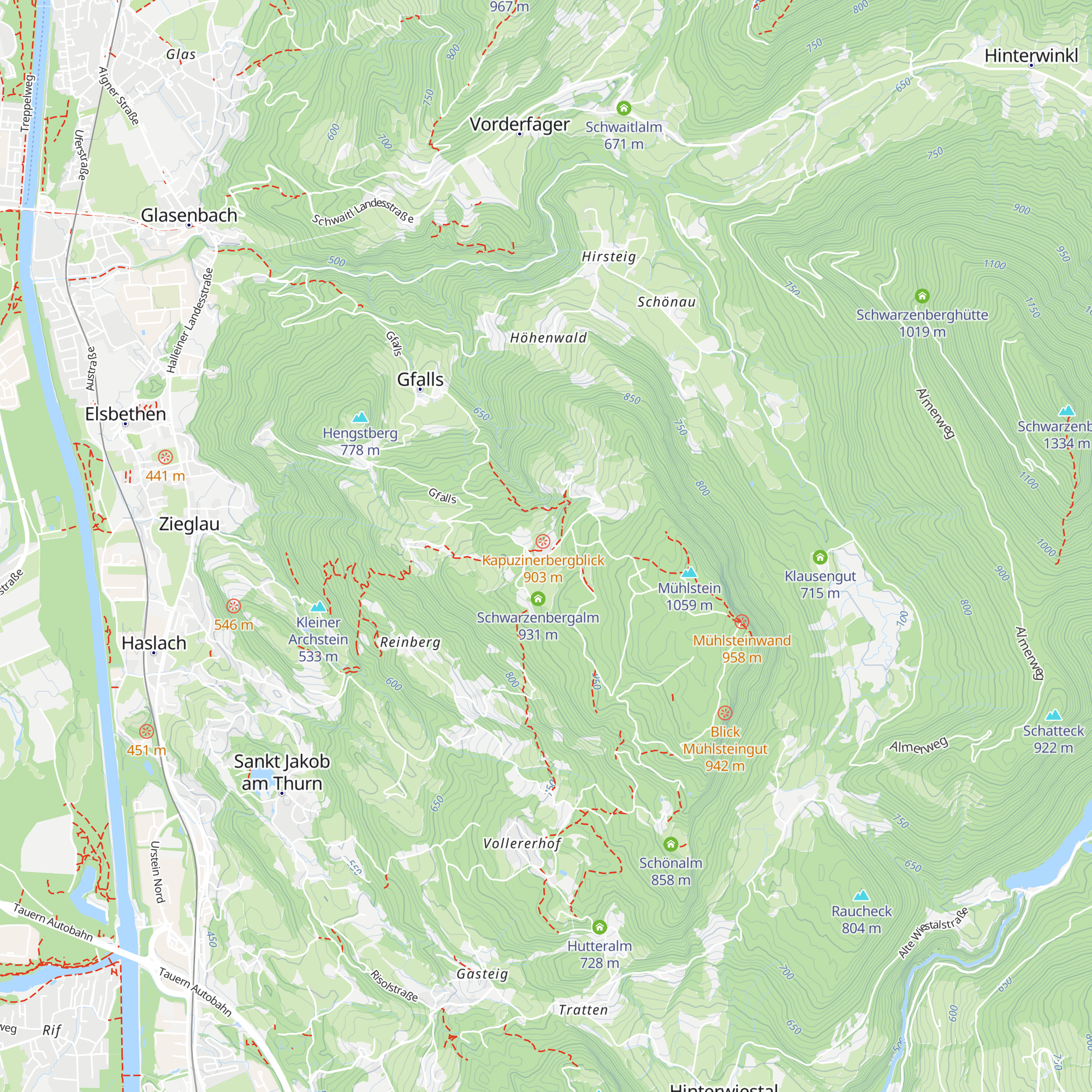 Erentrudisalm map