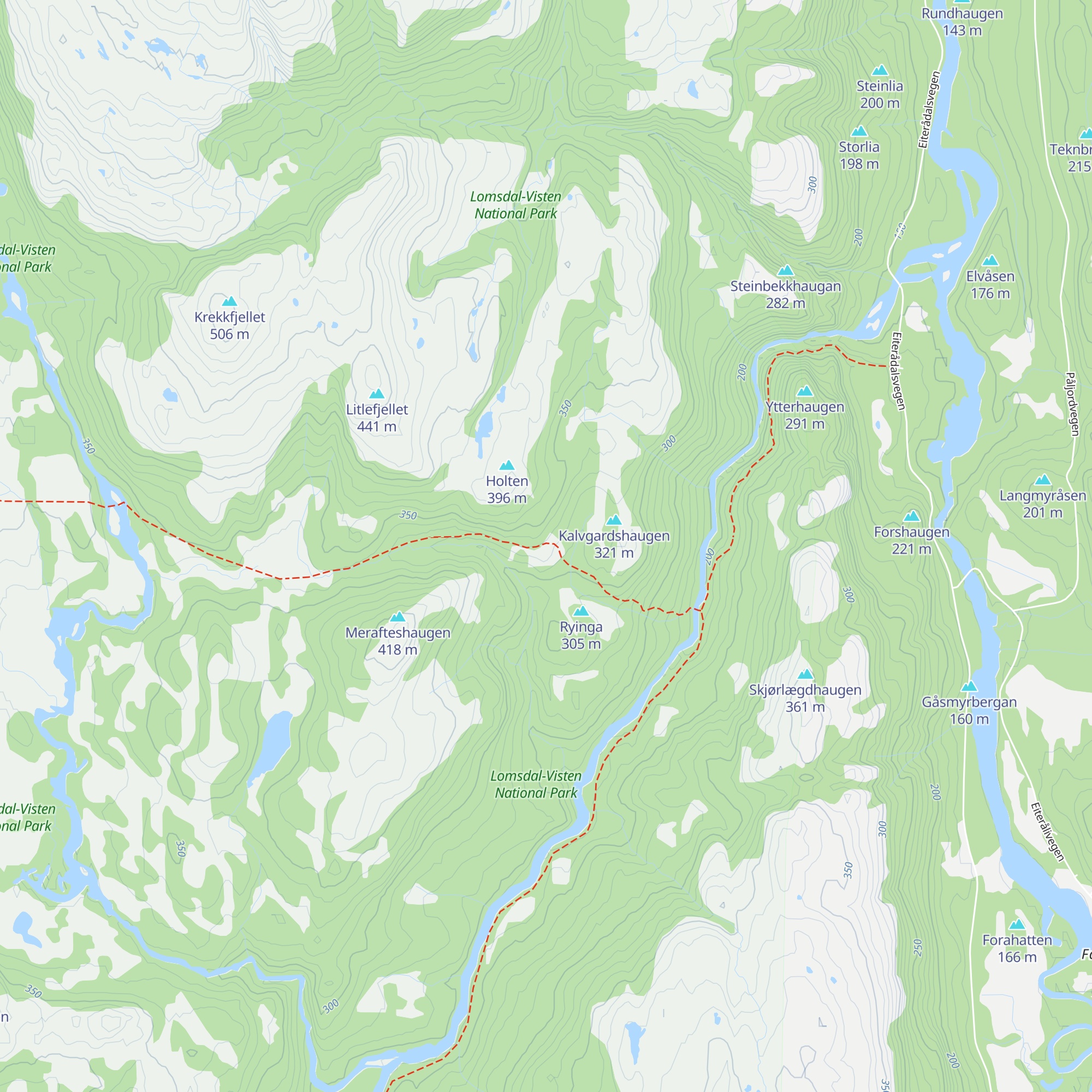 Fjellgården map
