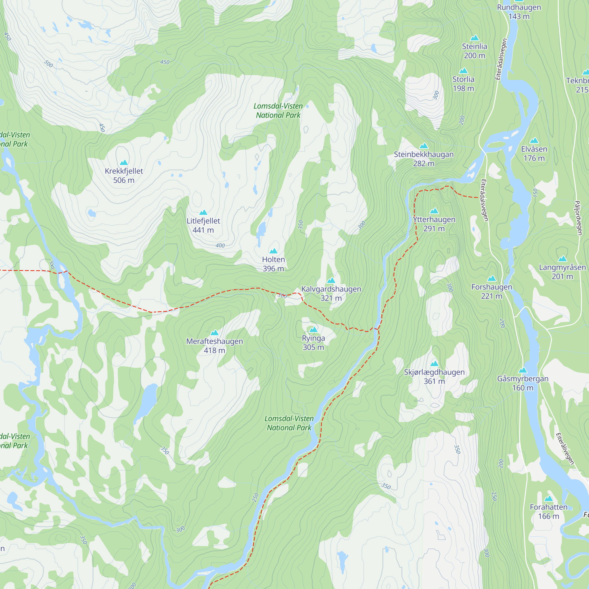 Fjellgården map
