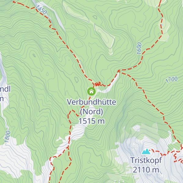 Map of Verbundhütte (Nord)