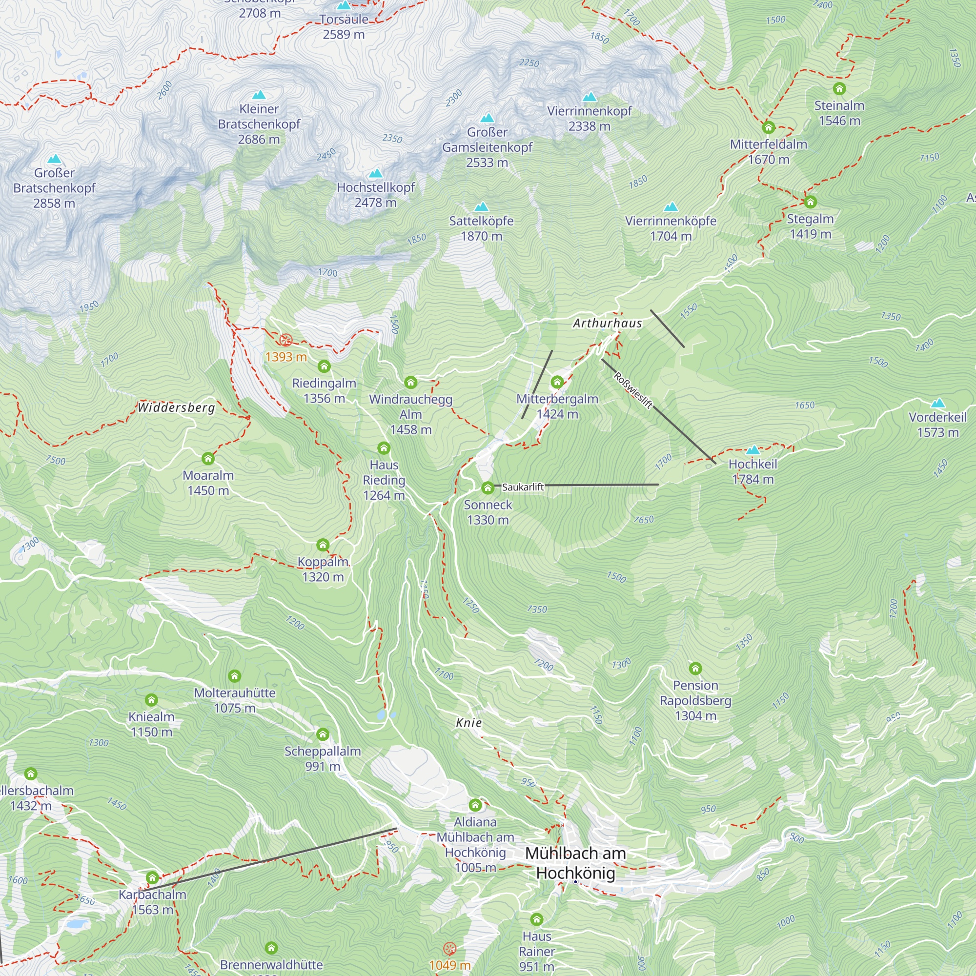 Sonneck map