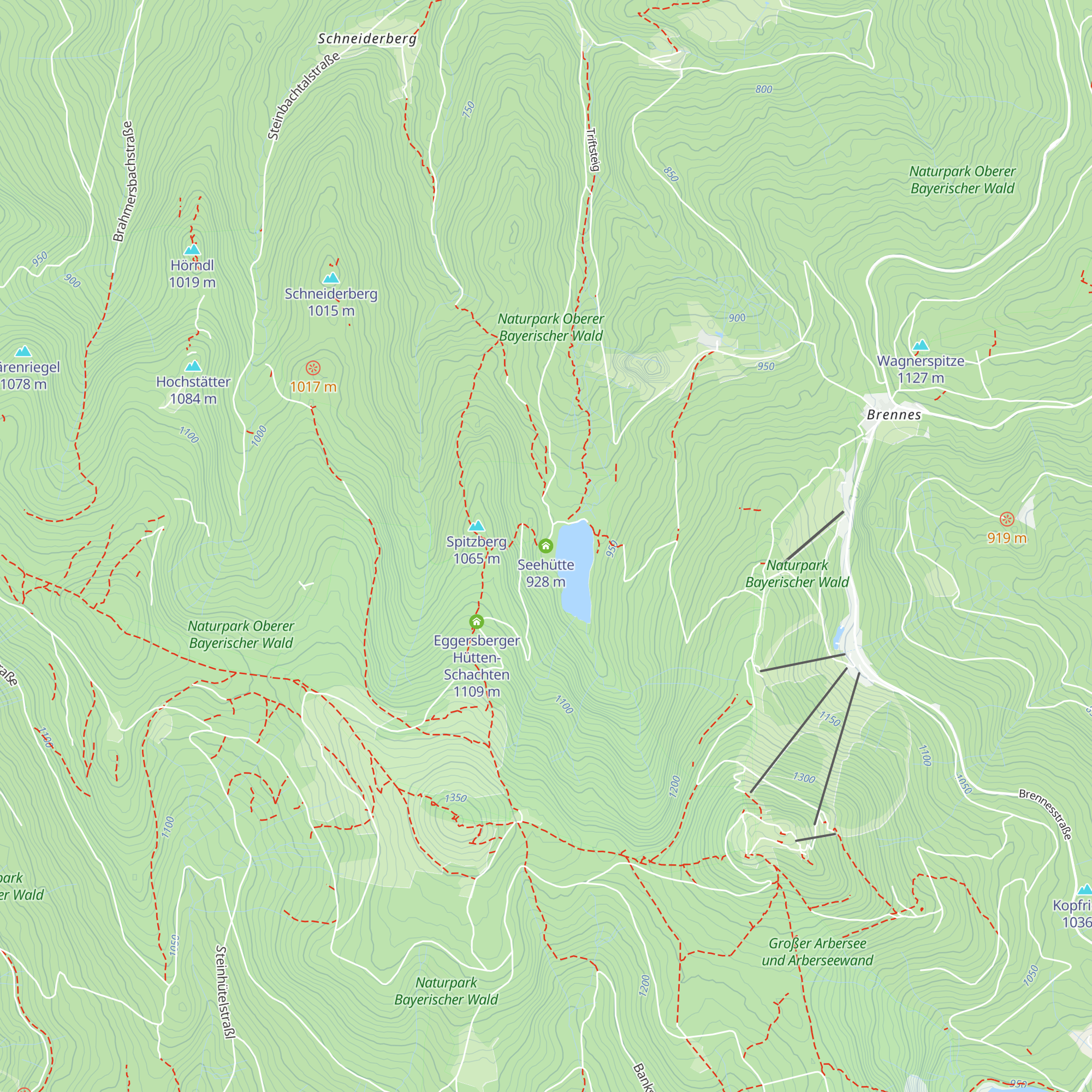 Seehütte map