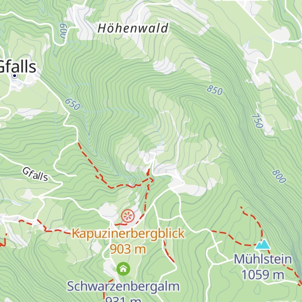 Map of Gasthof Fageralm