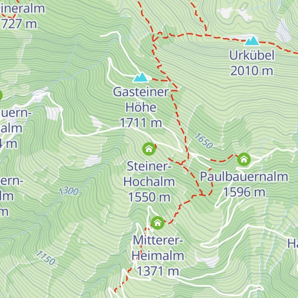 Map of Steiner-Hochalm