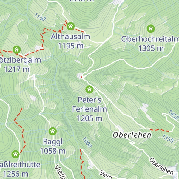 Map of Peter's Ferienalm