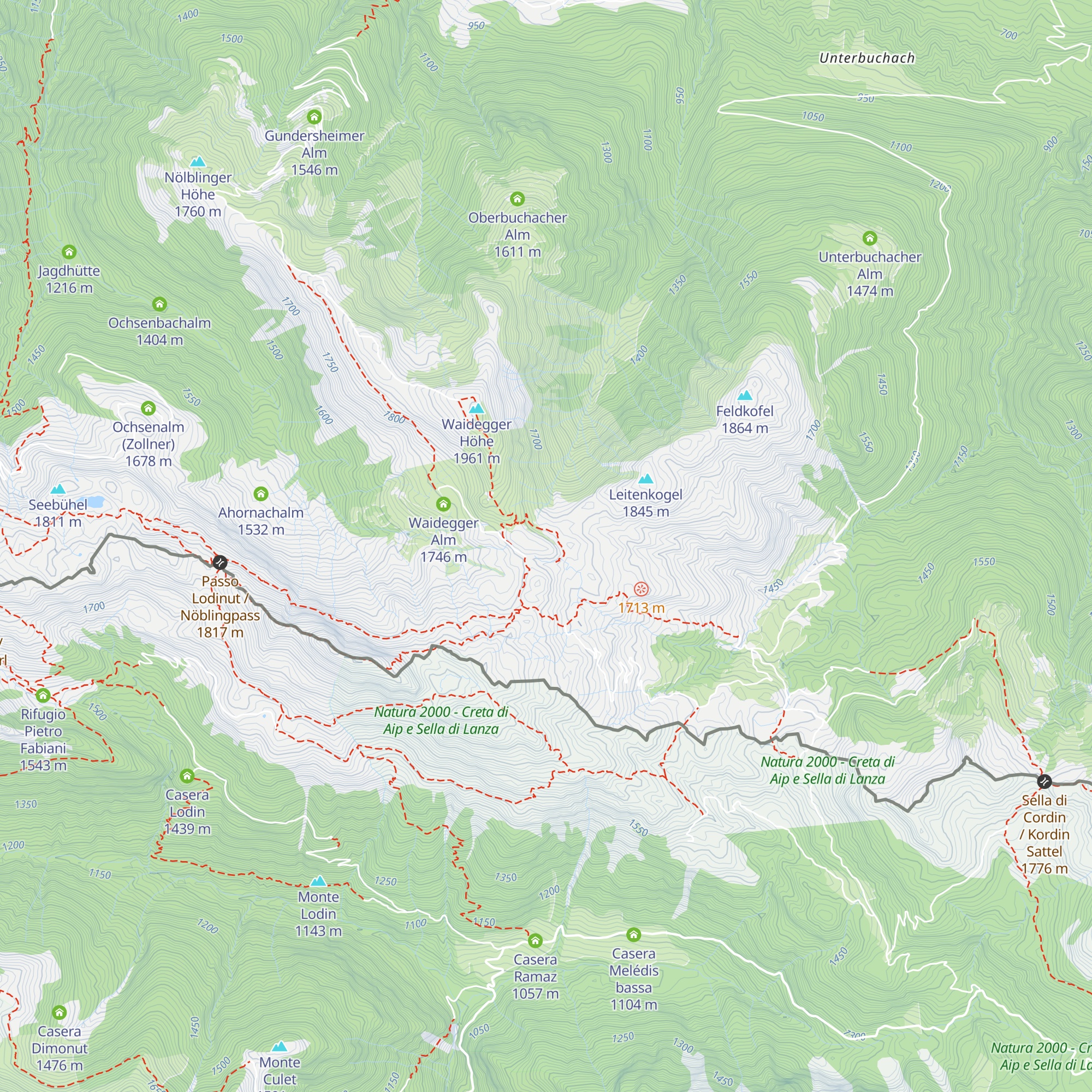 Ehemalige Zollhütte map