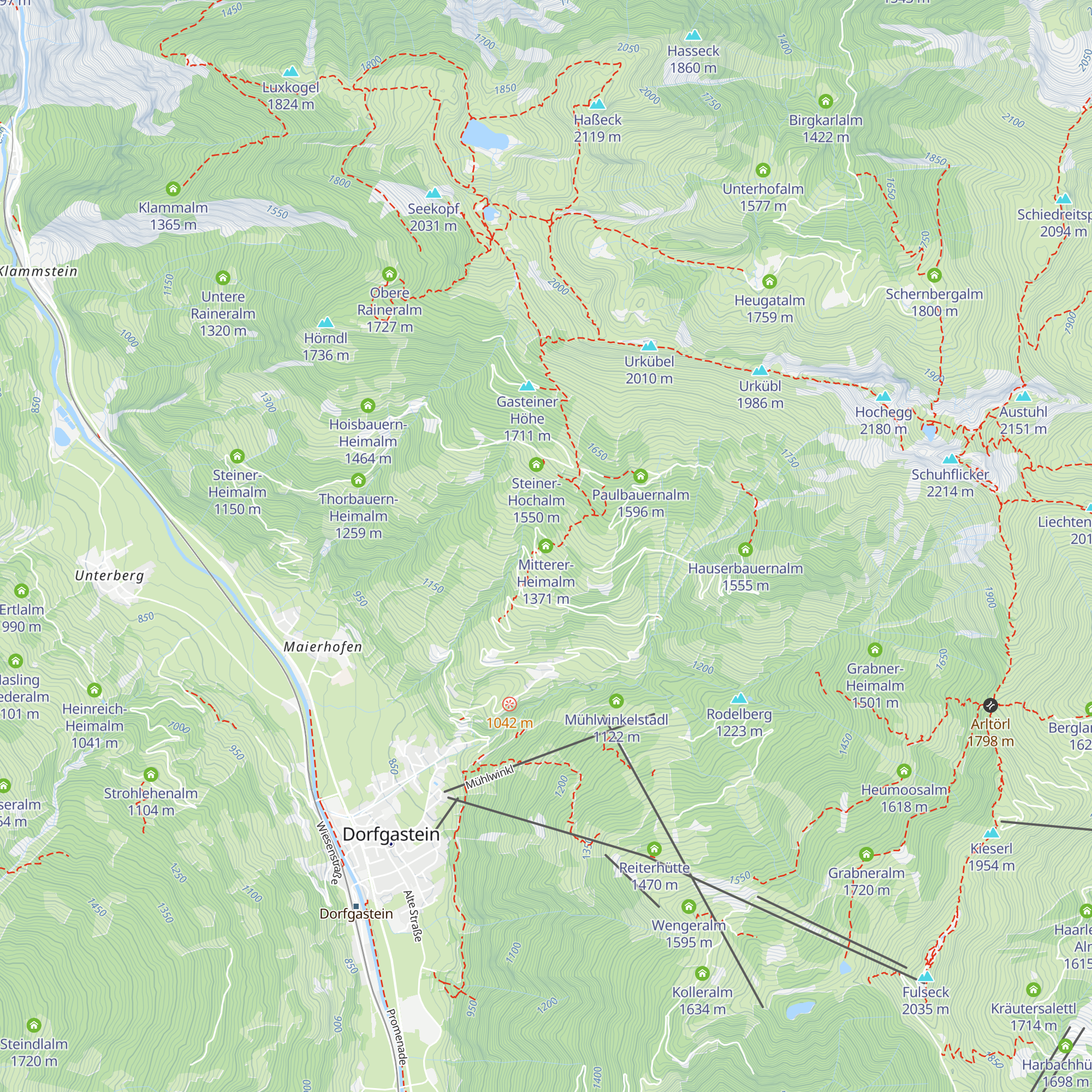 Mitterer-Heimalm map