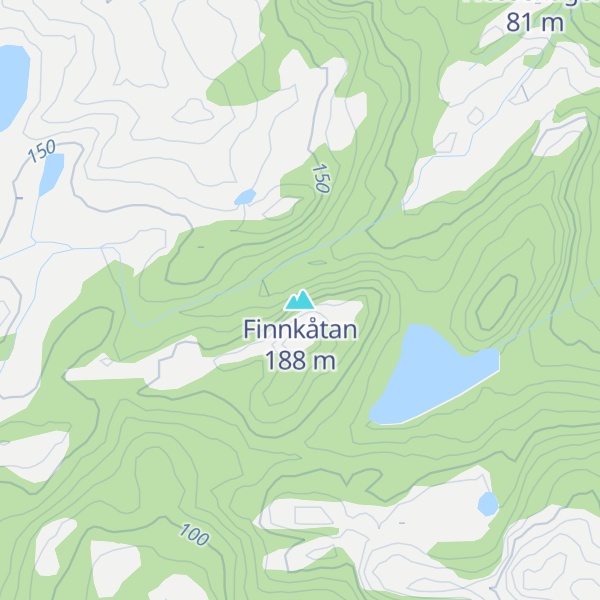 Map of Finnkåtan