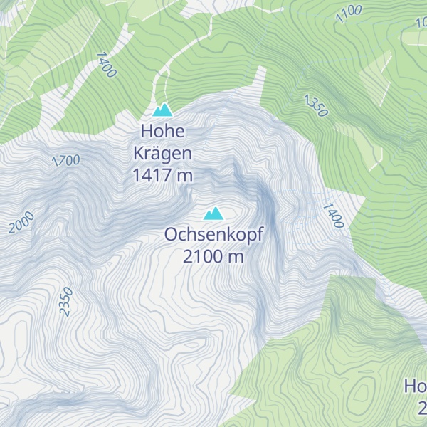 Map of Ochsenkopf