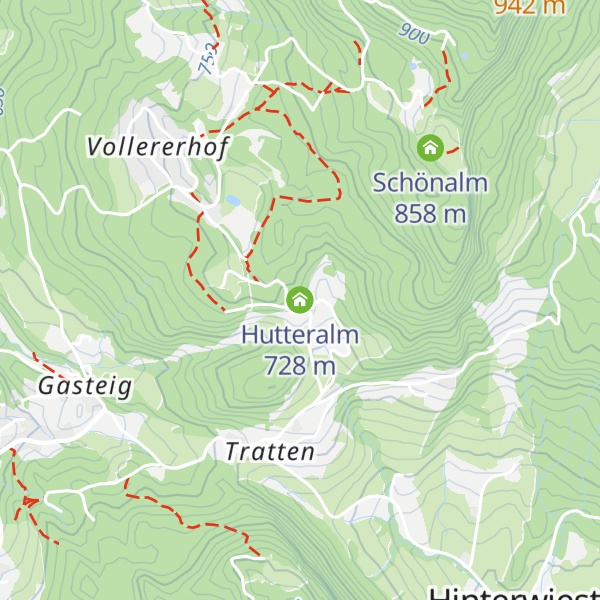 Map of Hutteralm