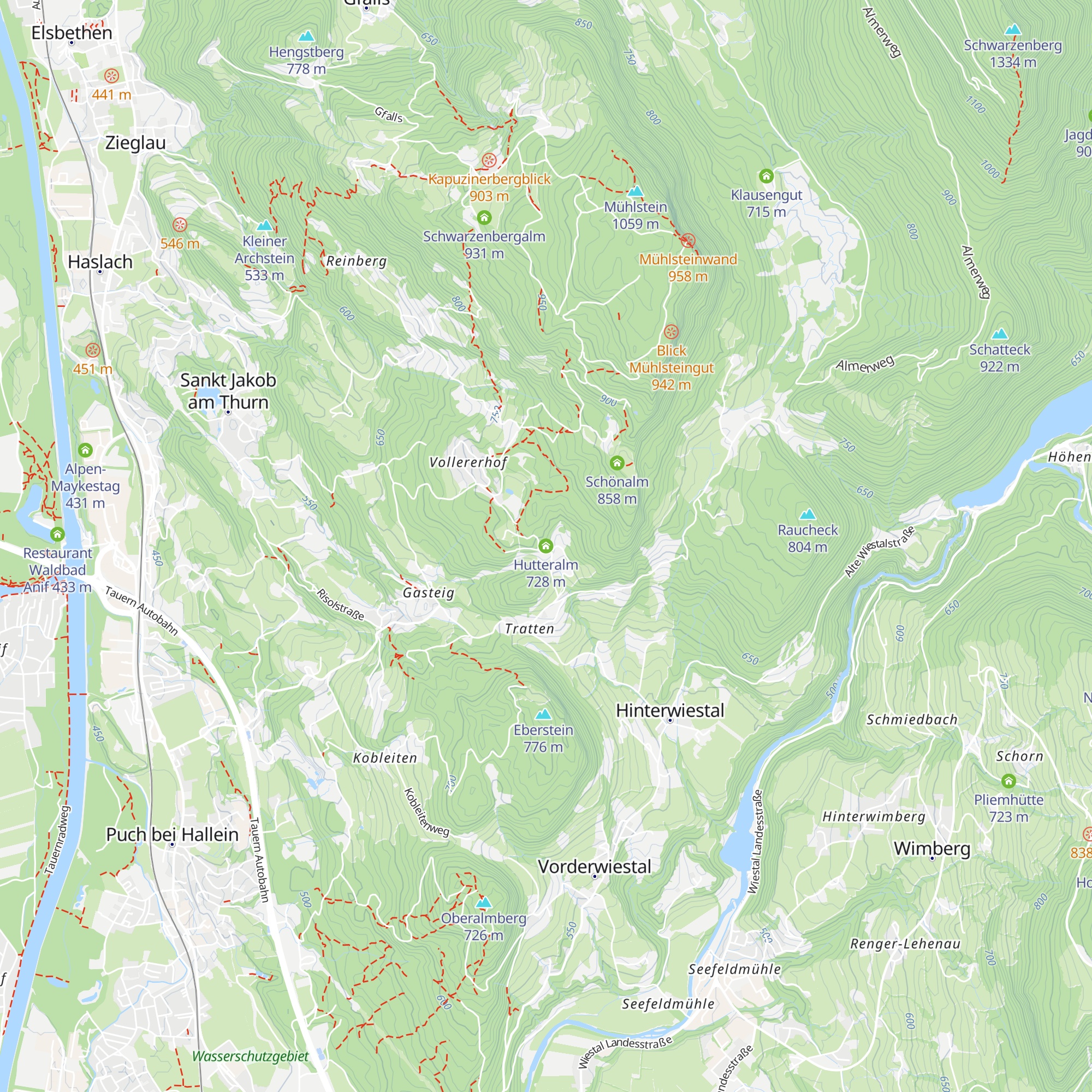 Hutteralm map