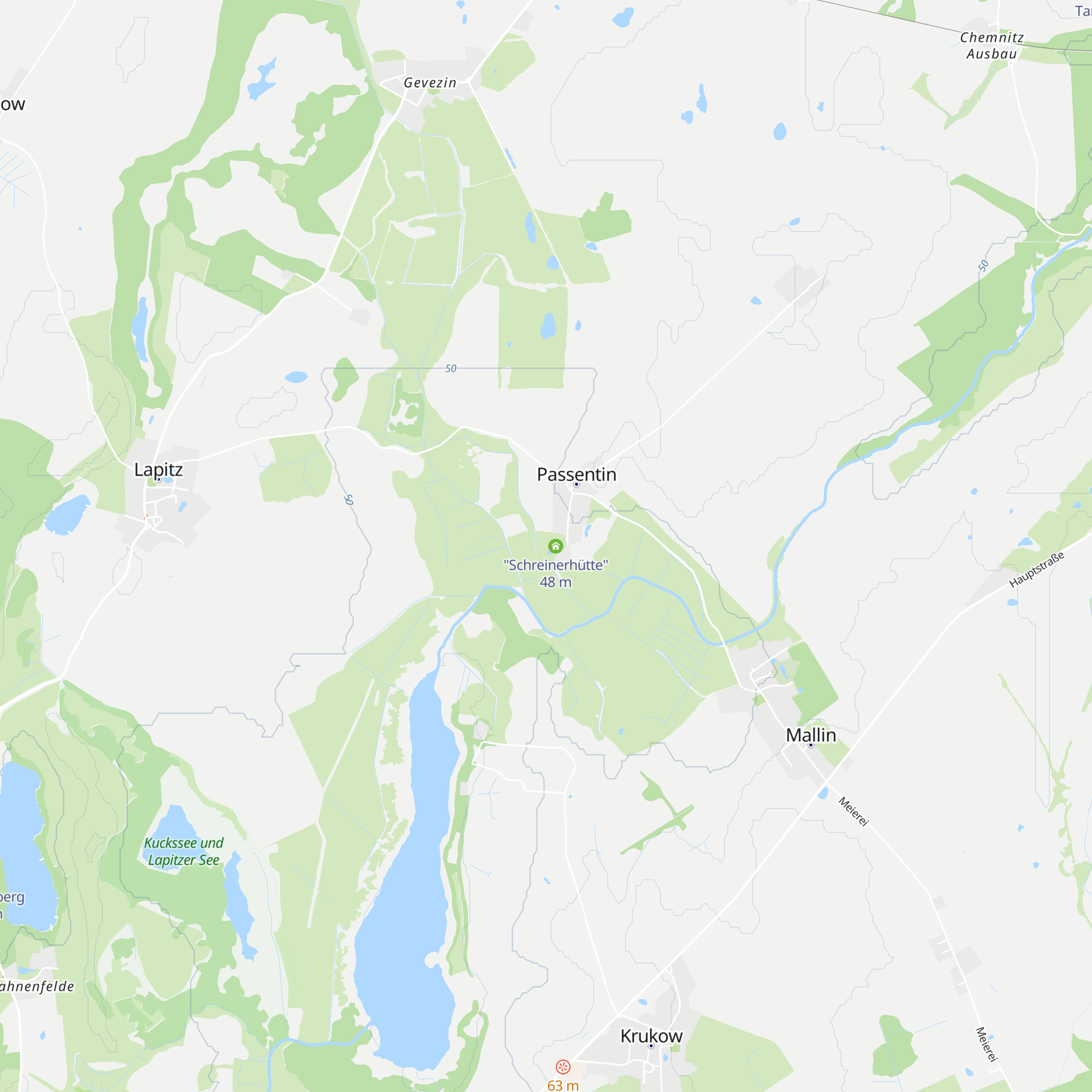 "Schäferhütte" map