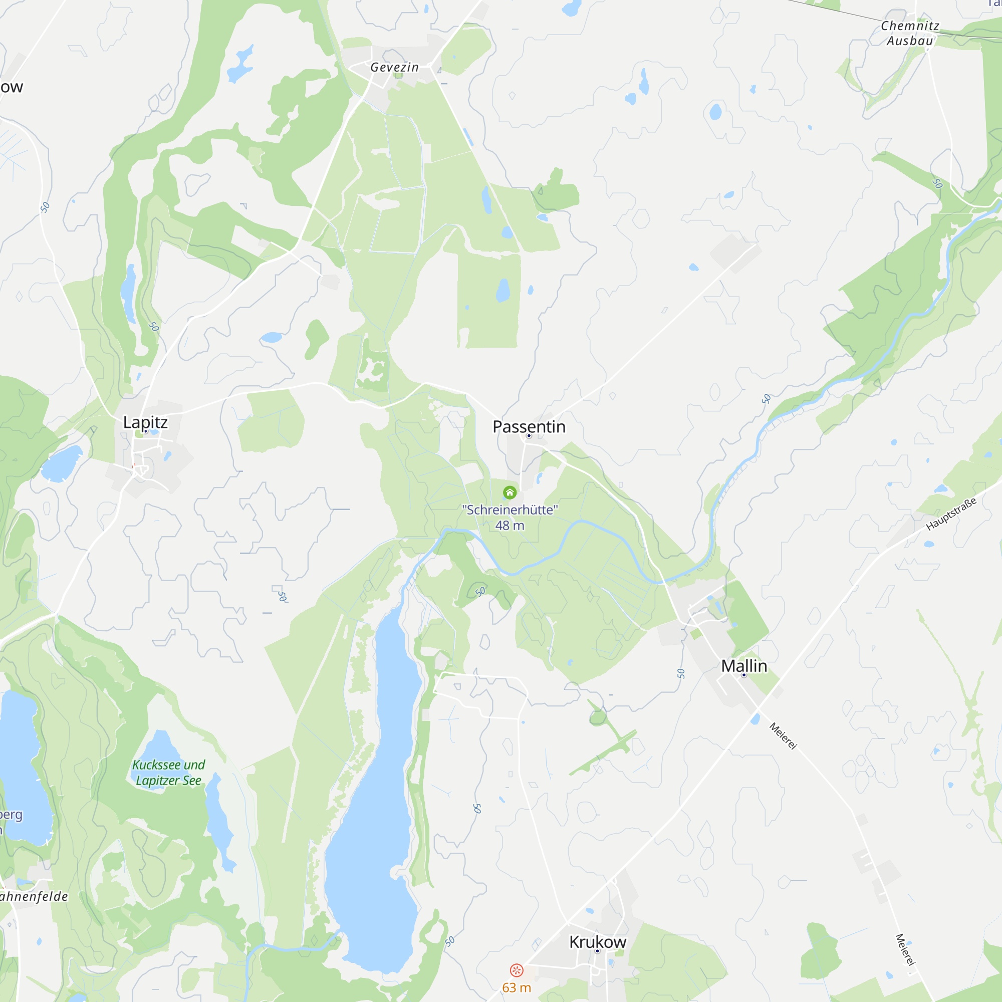 "Medizinhütte" map