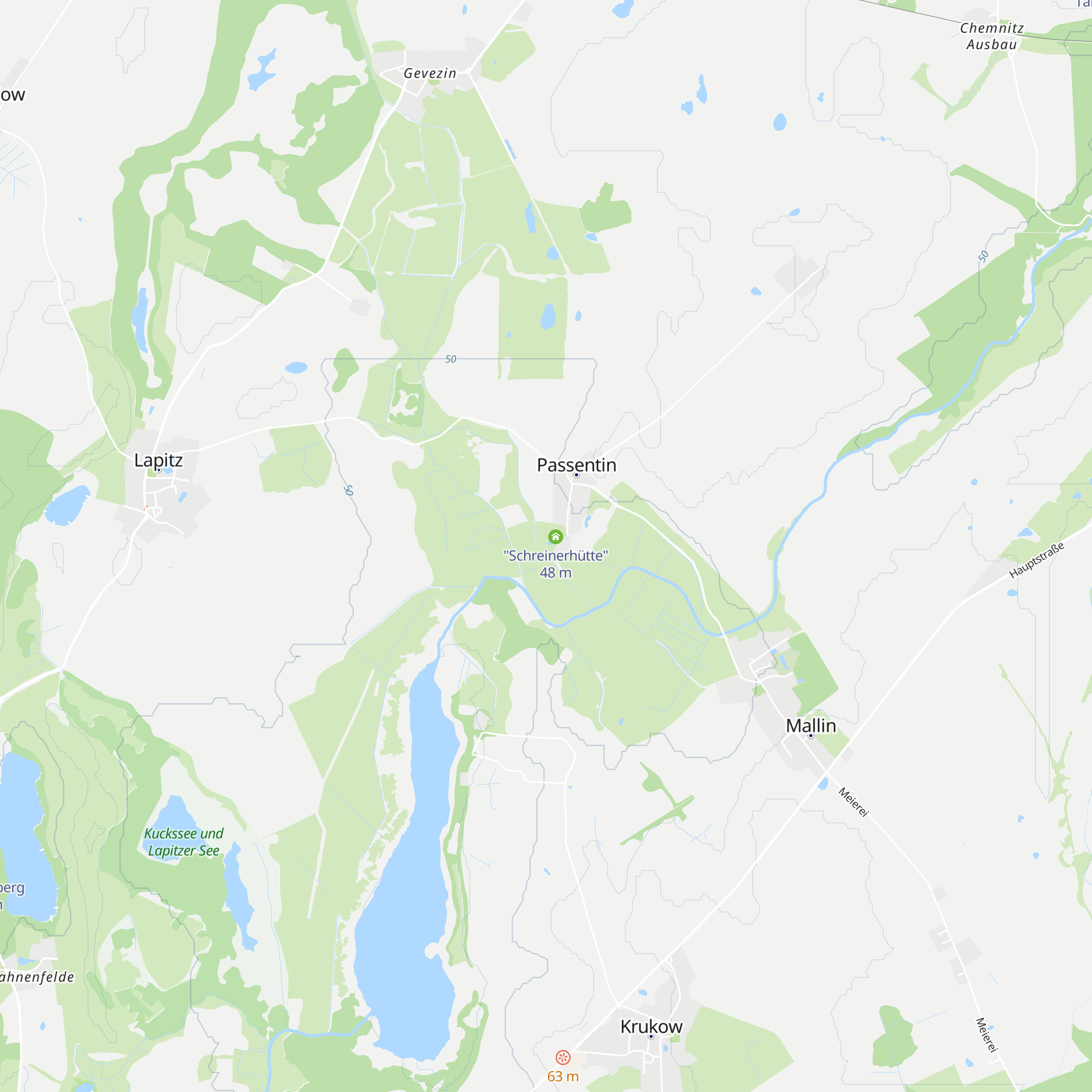 "Medizinhütte" map