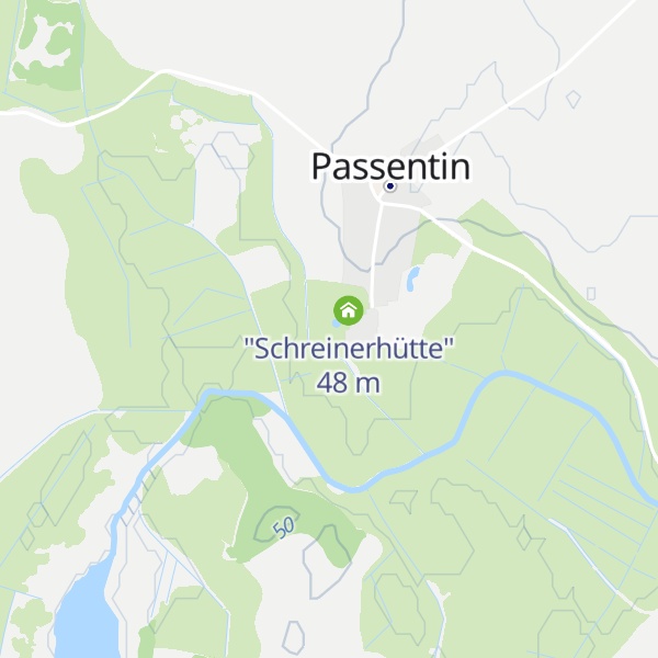 Map of "Medizinhütte"