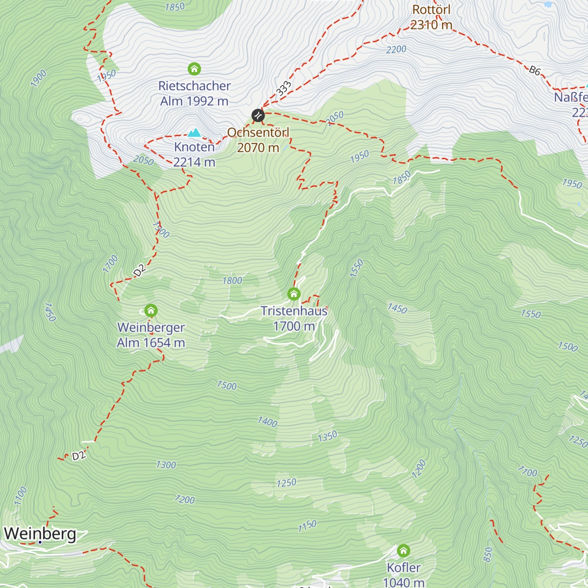 Tristenhaus map