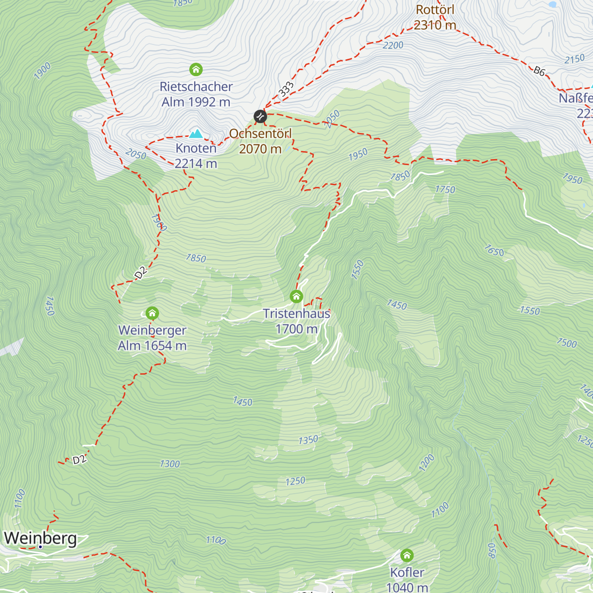 Tristenhaus map