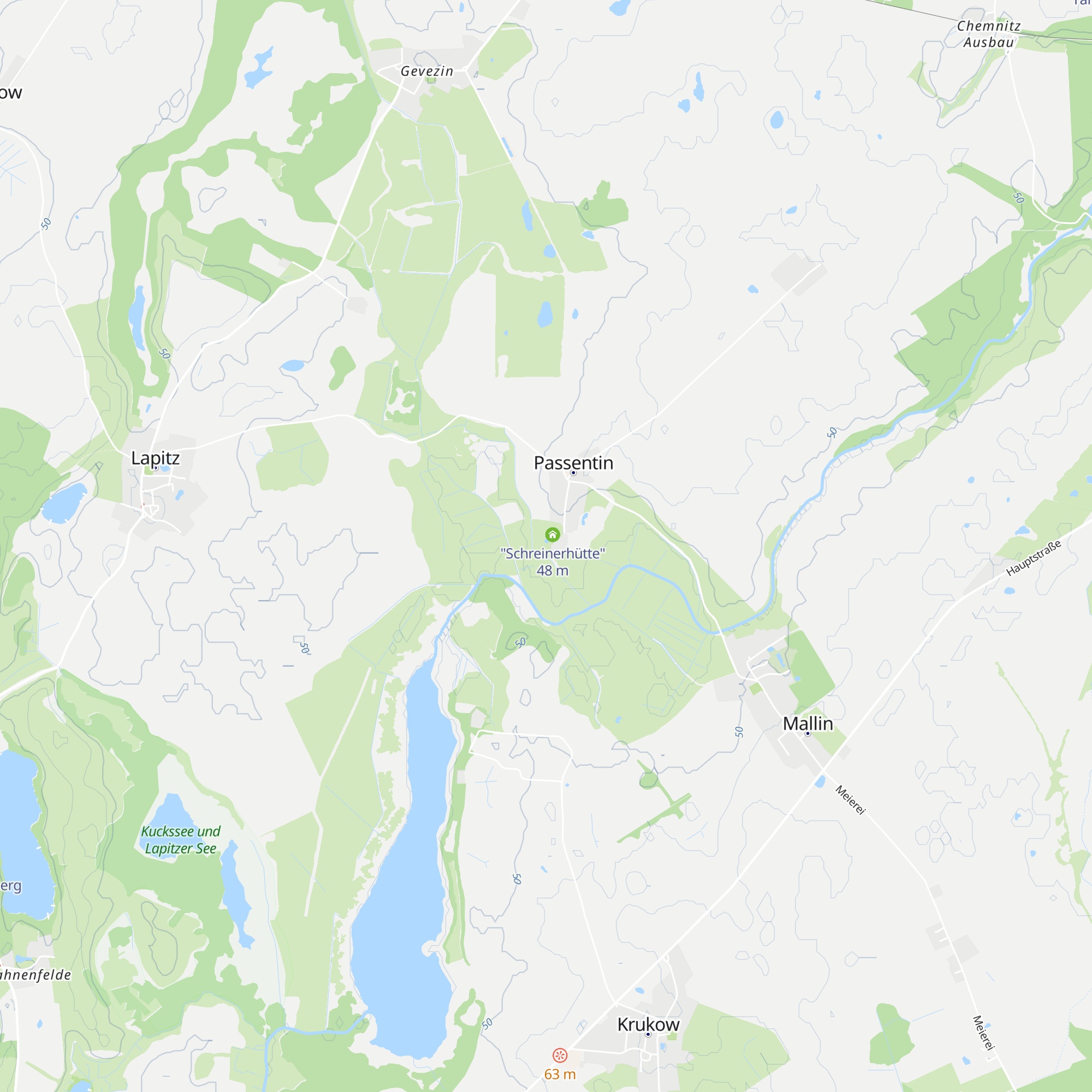 "Märchenhütte" map