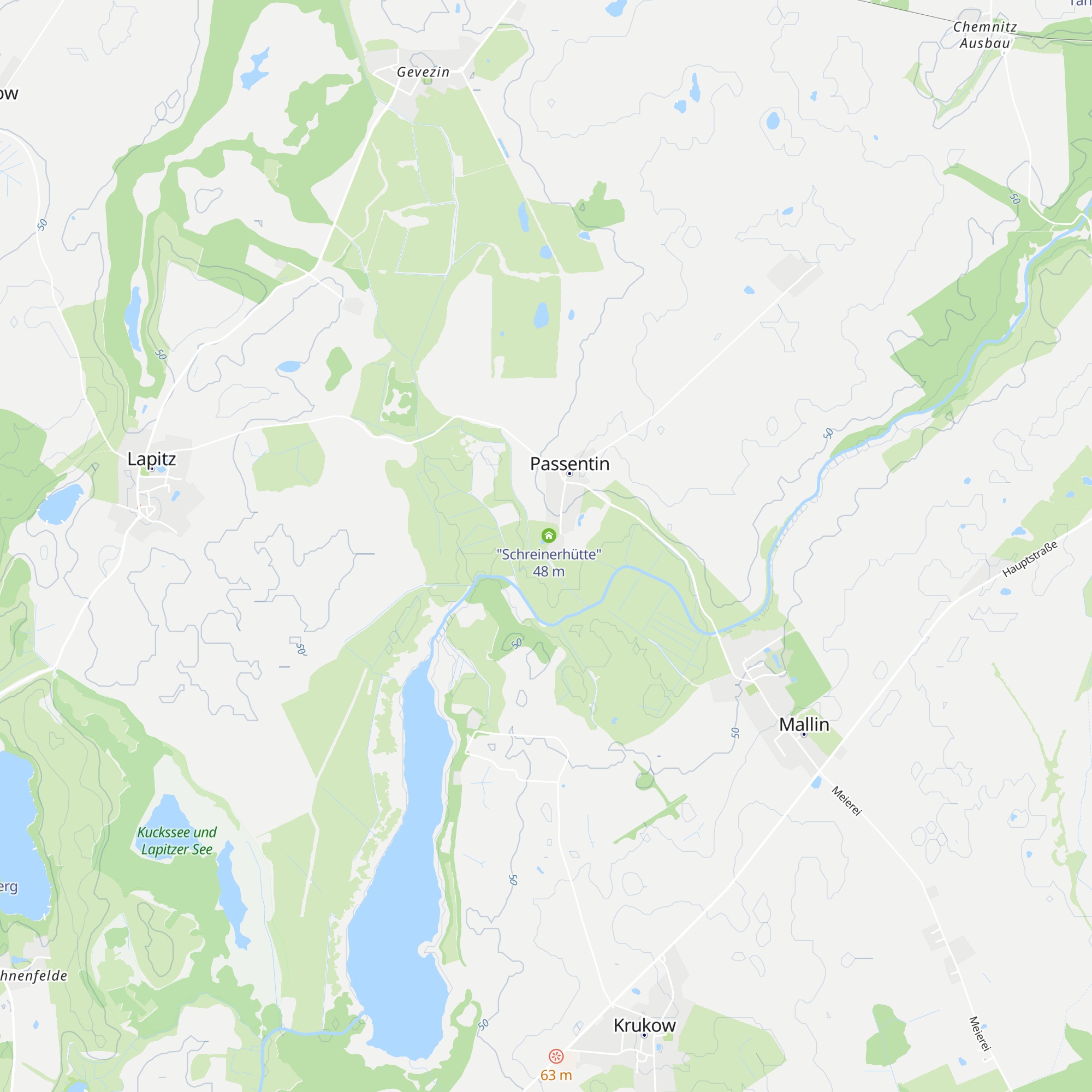 "Jägerhütte" map