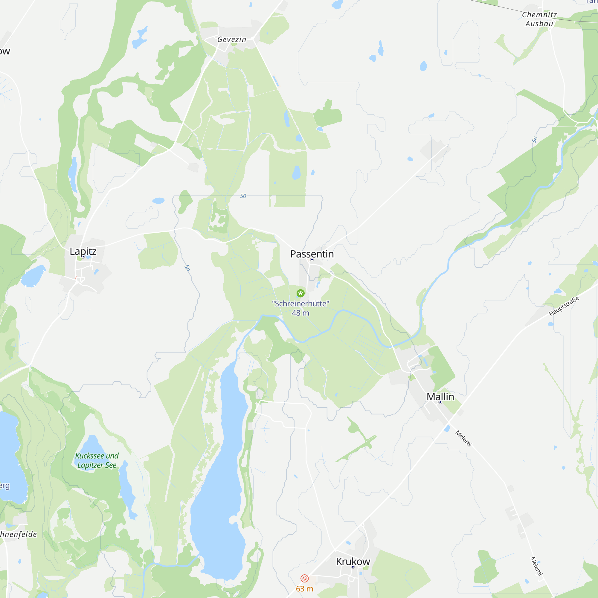 "Jägerhütte" map