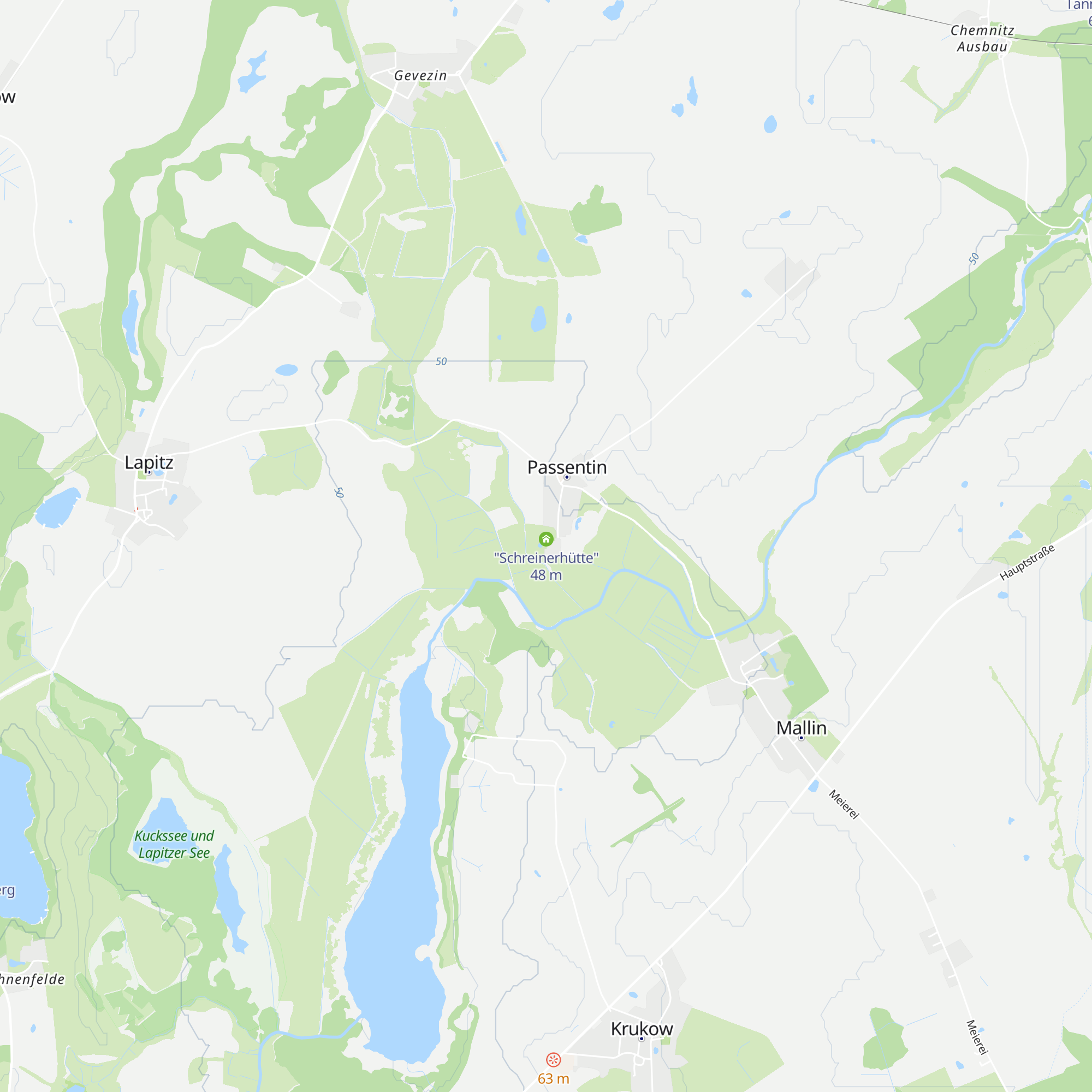 "Fischerhütte" map