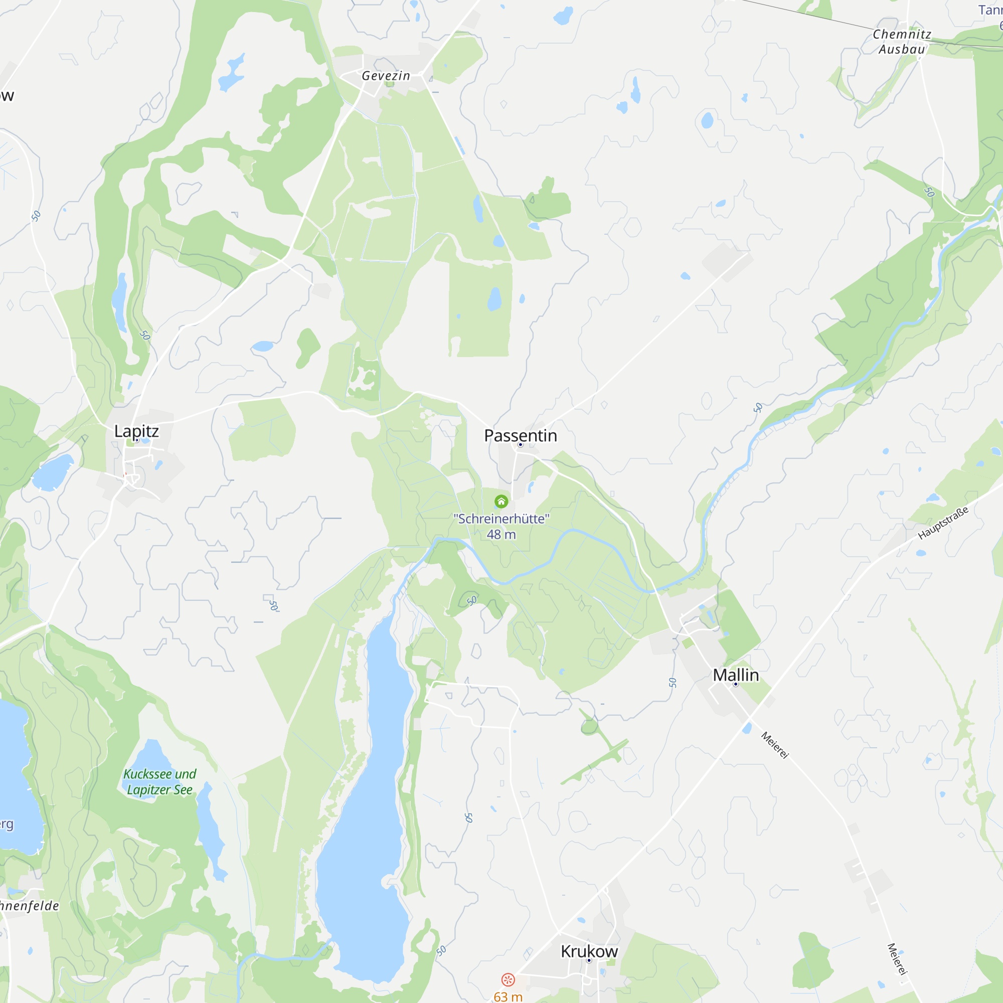 "Schreinerhütte" map