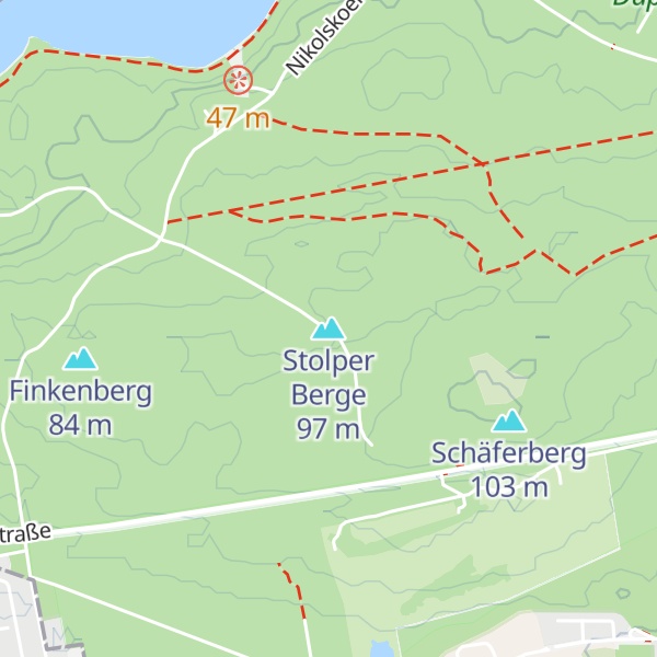 Map of Stolper Berge
