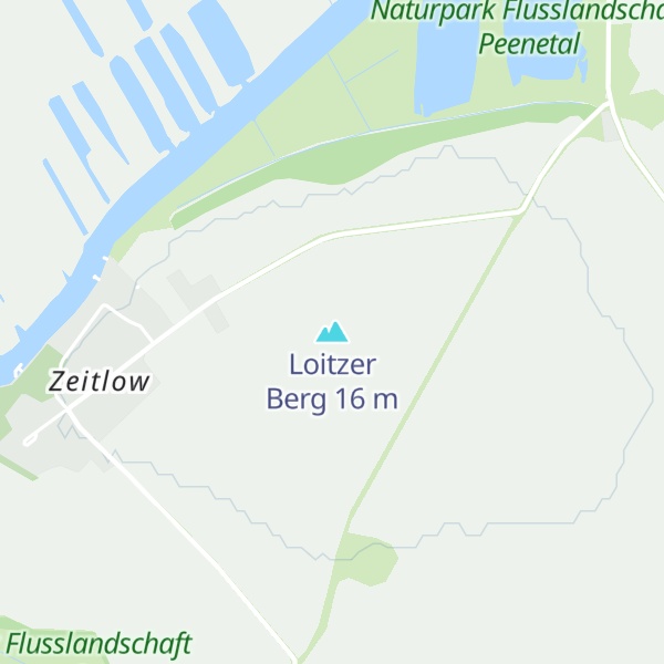 Map of Loitzer Berg