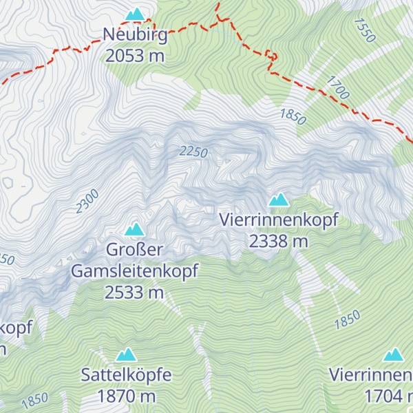 Map of Törwieskopf